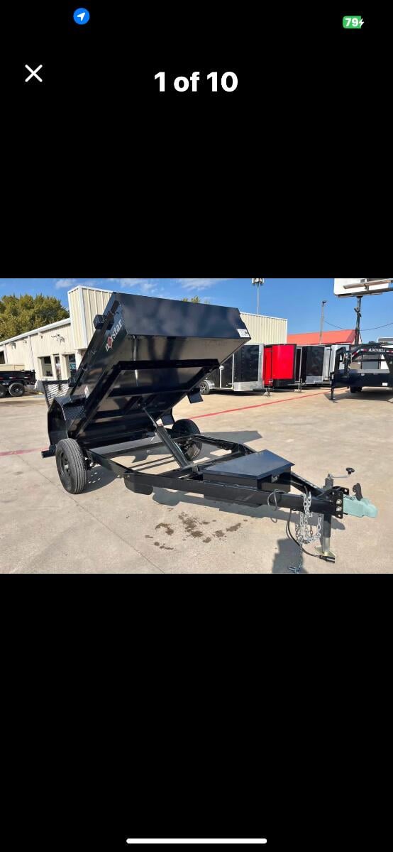2025 North Star 1.25 yd dump trailer
