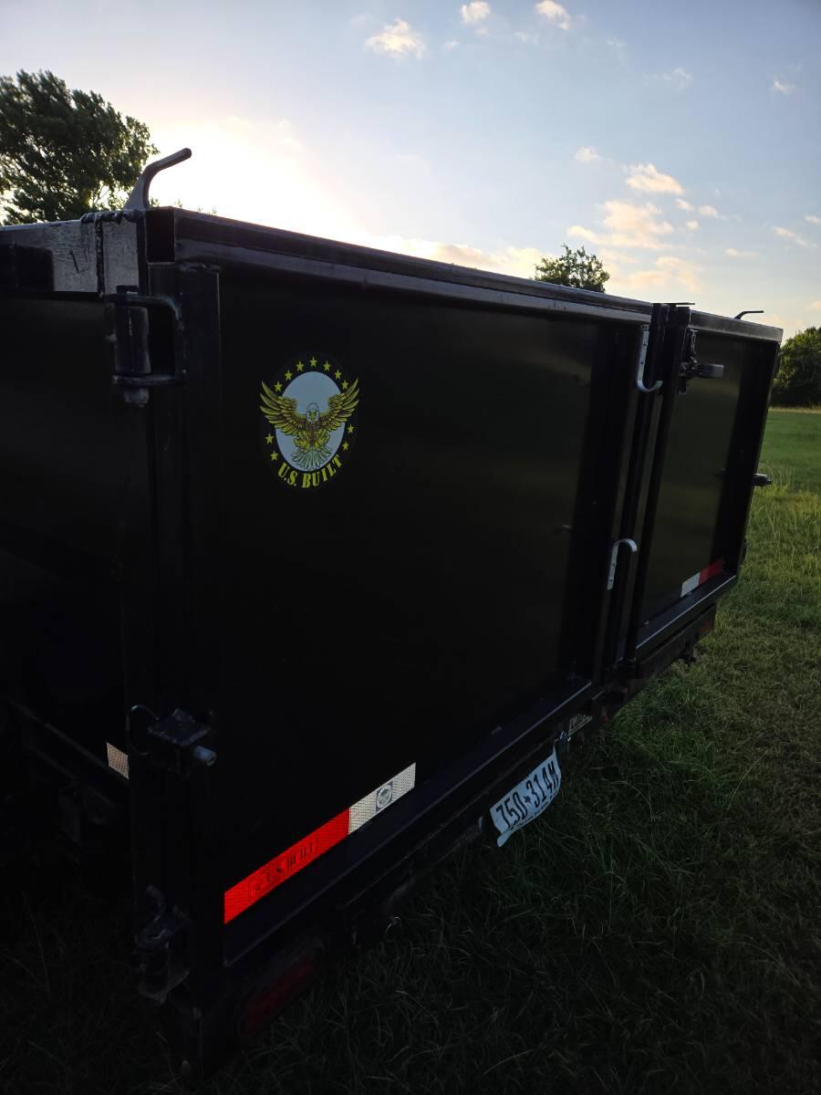 2023 US Built Gooseneck dump trailer 14ft