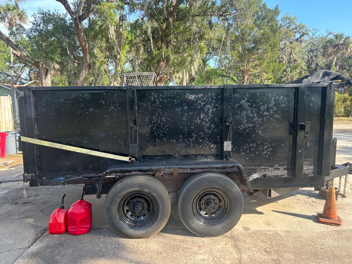2020 Udump 7x12x4ft side dump trailer