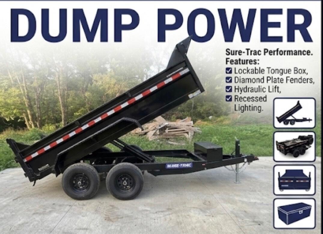 2026 Sure-trac dual axle 6x12 dump