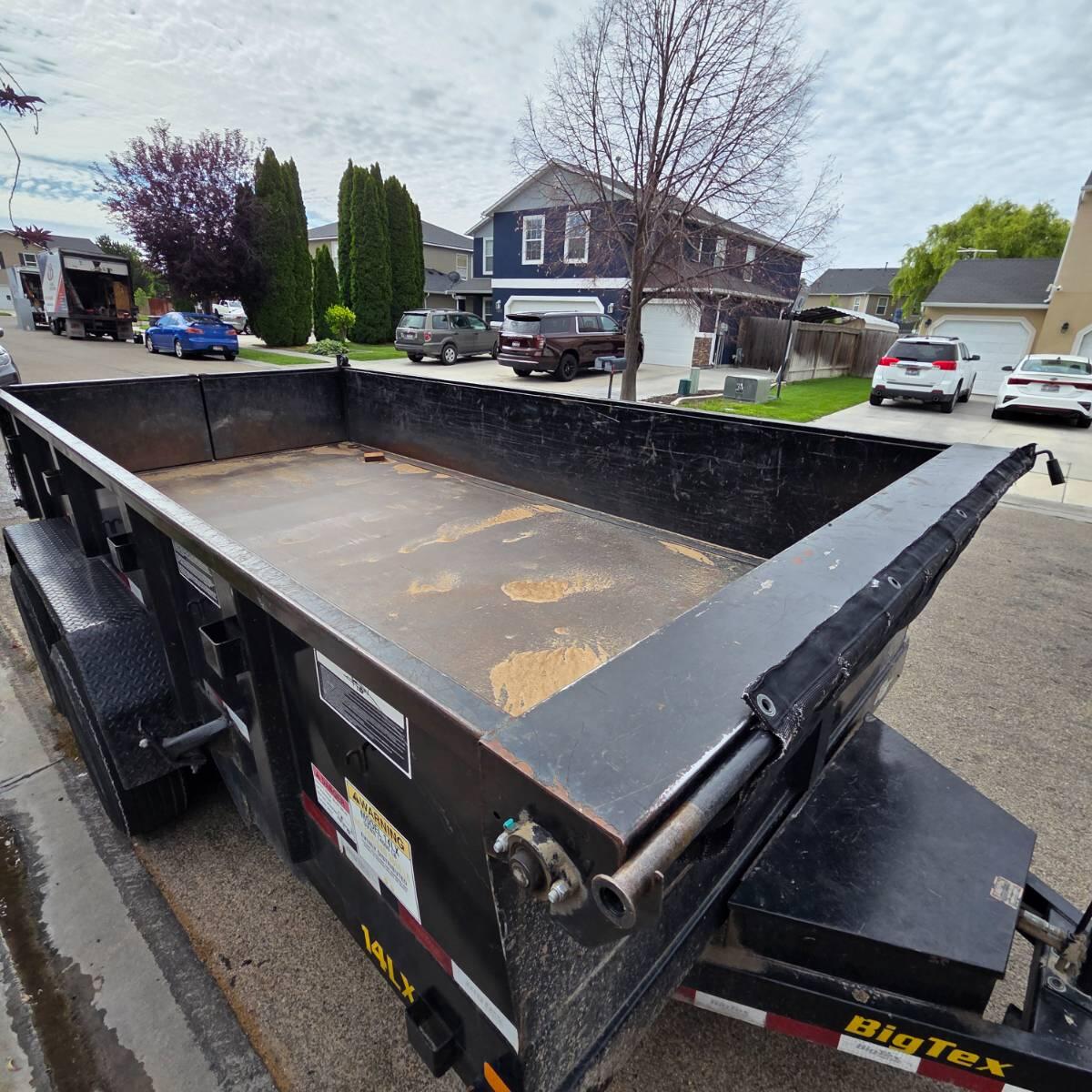 2018 Big tex 7x14 dump trailer