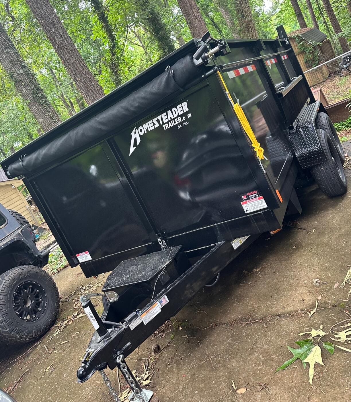2023 Homesteader 12 Yard Dumpster Trailer
