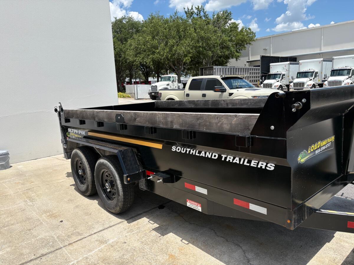 2025 Southland trailers 14k lb, 7x14ft dump trailer
