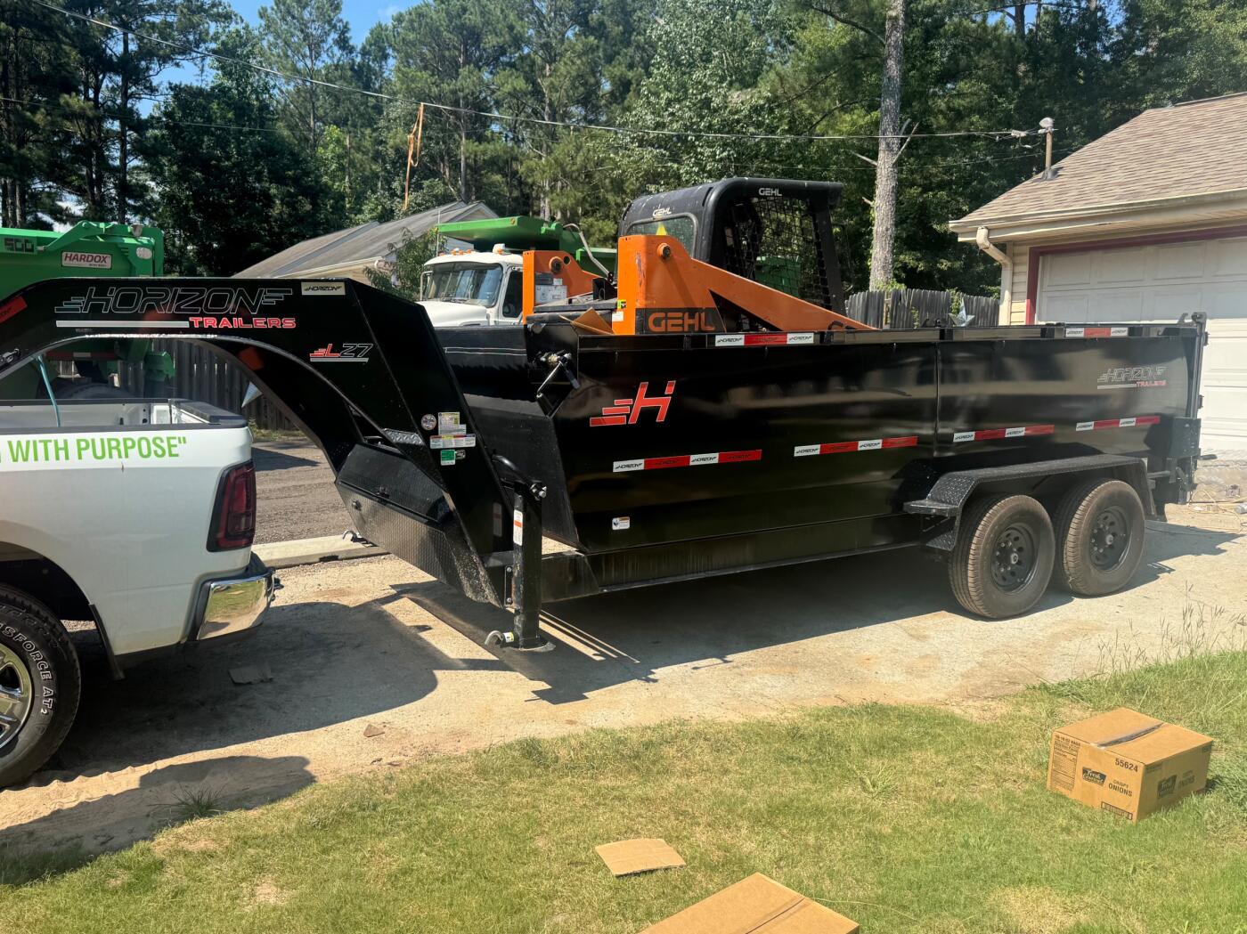 2026 Horizon Gooseneck 14,000 GVW Dump Trailer