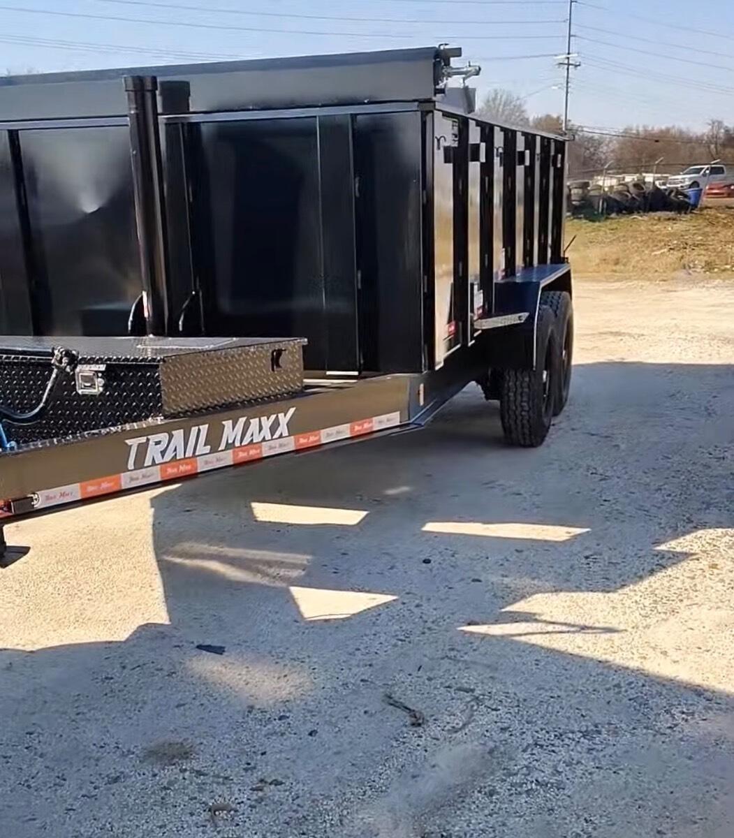 2026 Trail Maxx 7x 14 x 3 dump trailer