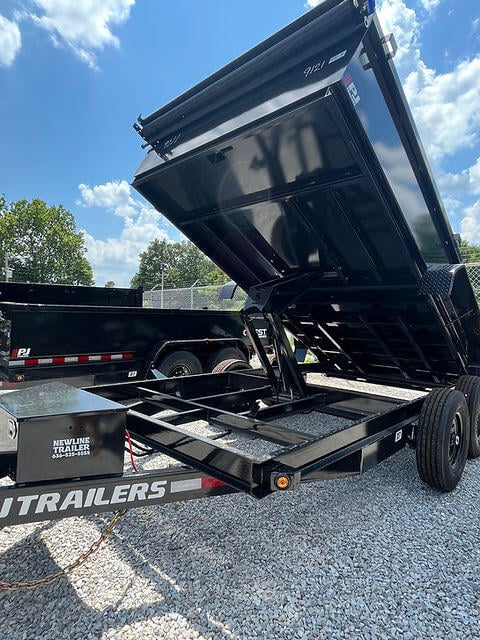 2026 PJ 7x14 Dump Trailer - Tarp/Ramp