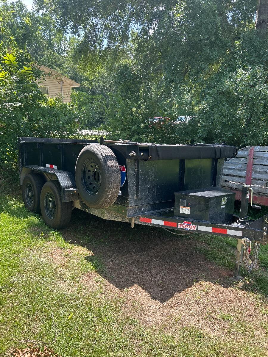 2025 Interstate Dump trailer with a tarp