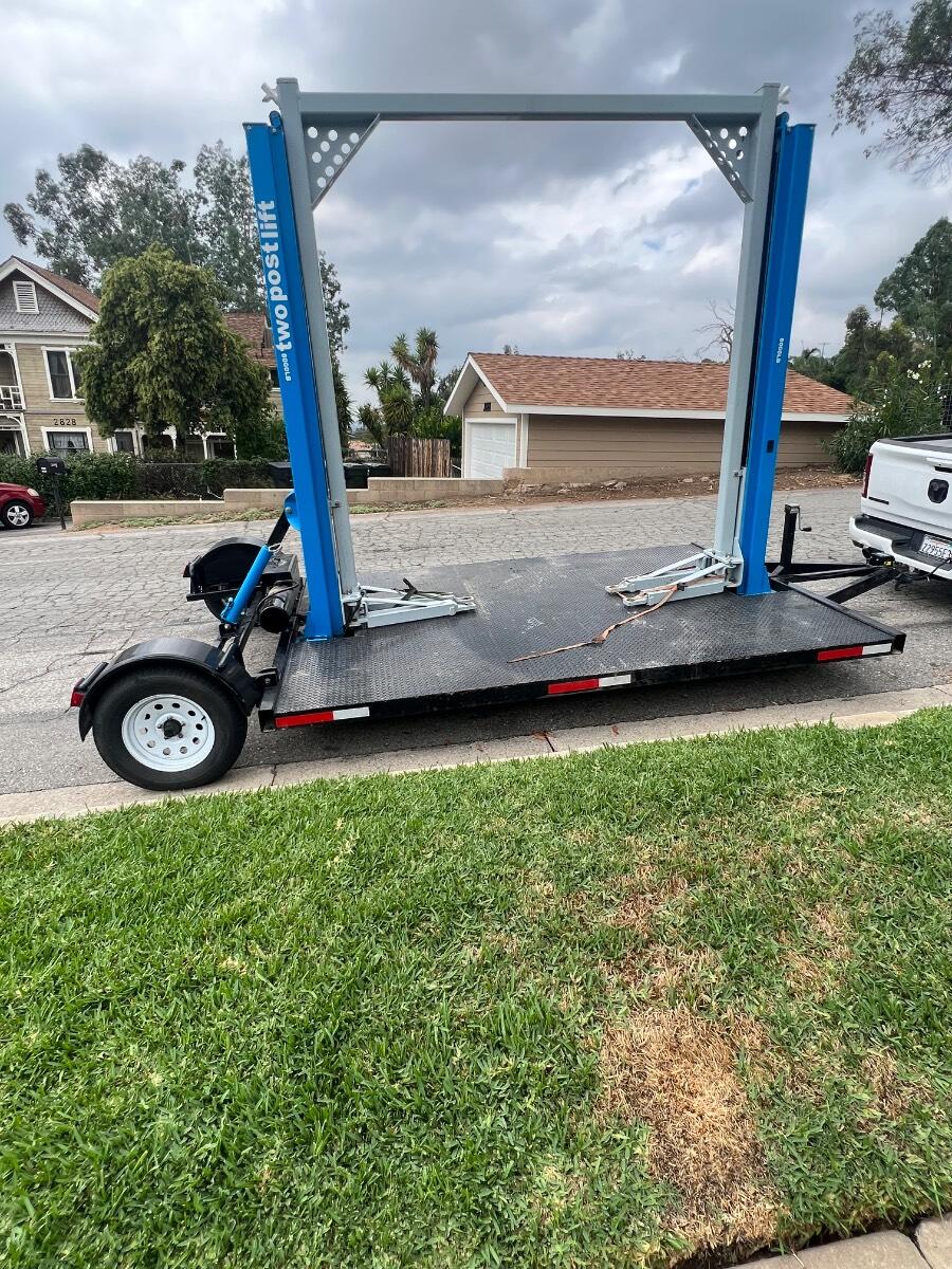 2023 Portablecarhoist Mobile car lift will deliver