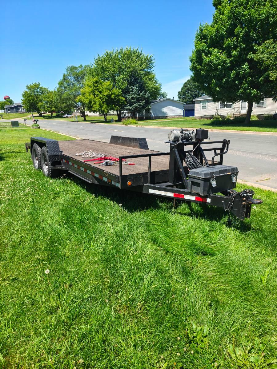 2018 Homemade 20ft x 81in car hauler