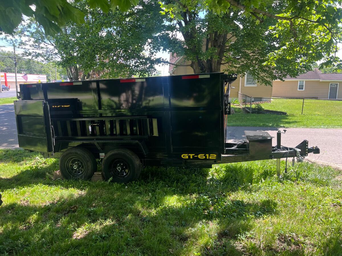 2025 Grif GT612 6x12 dump trailer high sides