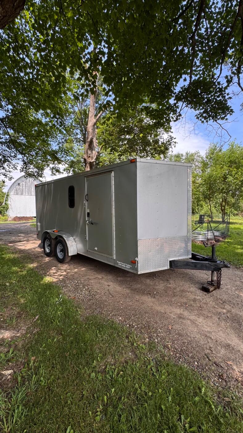 2012 Covered Wagon 16”x6.75” V-Nose Enclosed