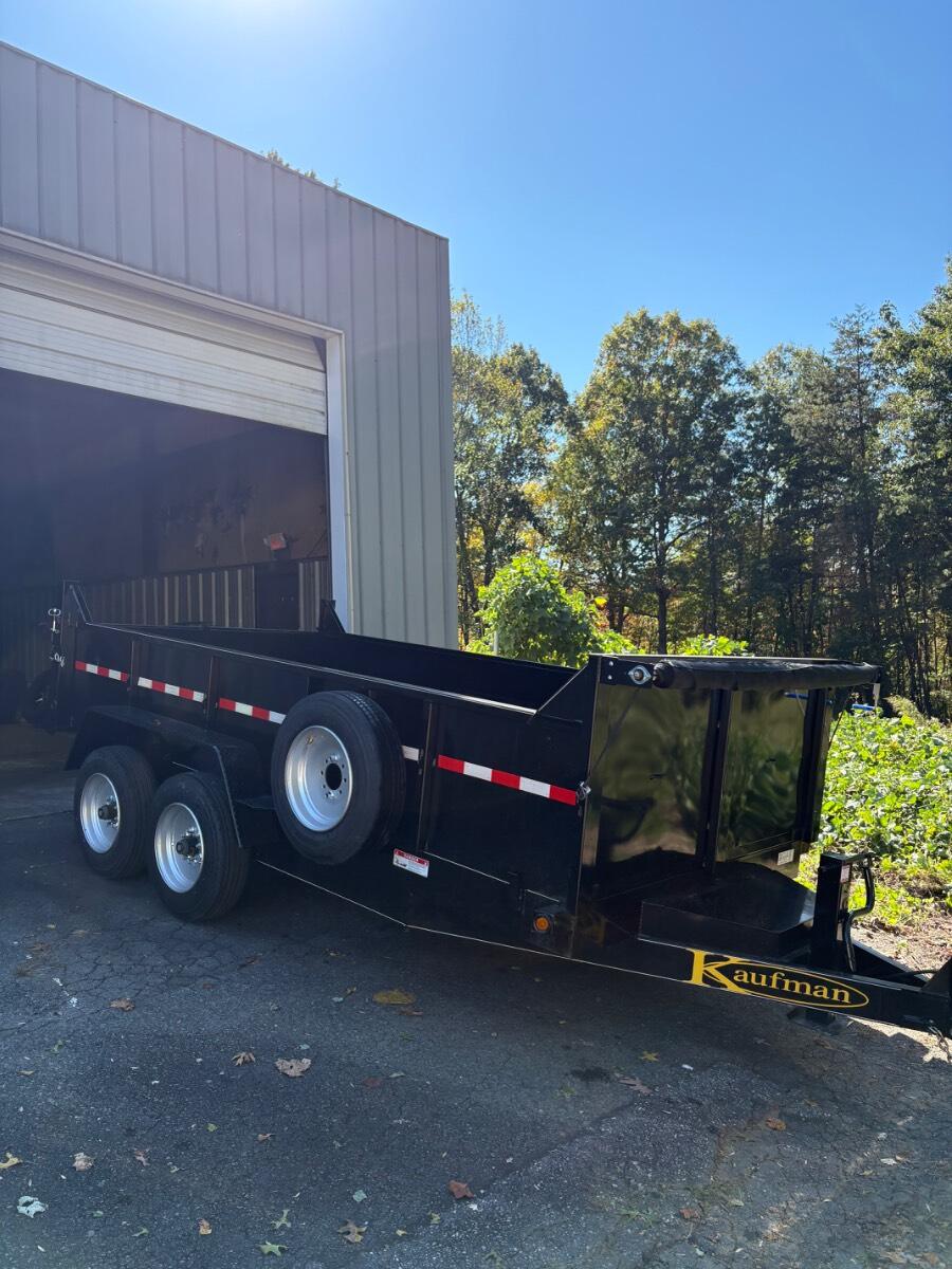 2025 Kaufman 7x14 dump trailer