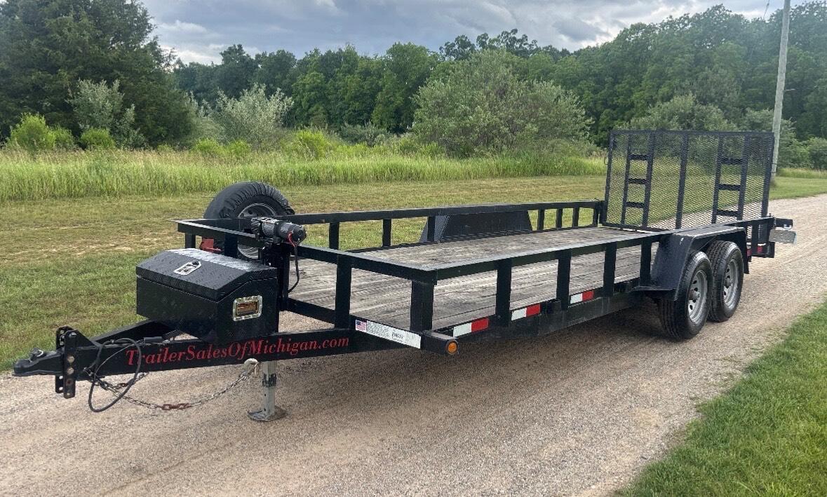 2022 TSL 22dlx 20’ utility trailer.