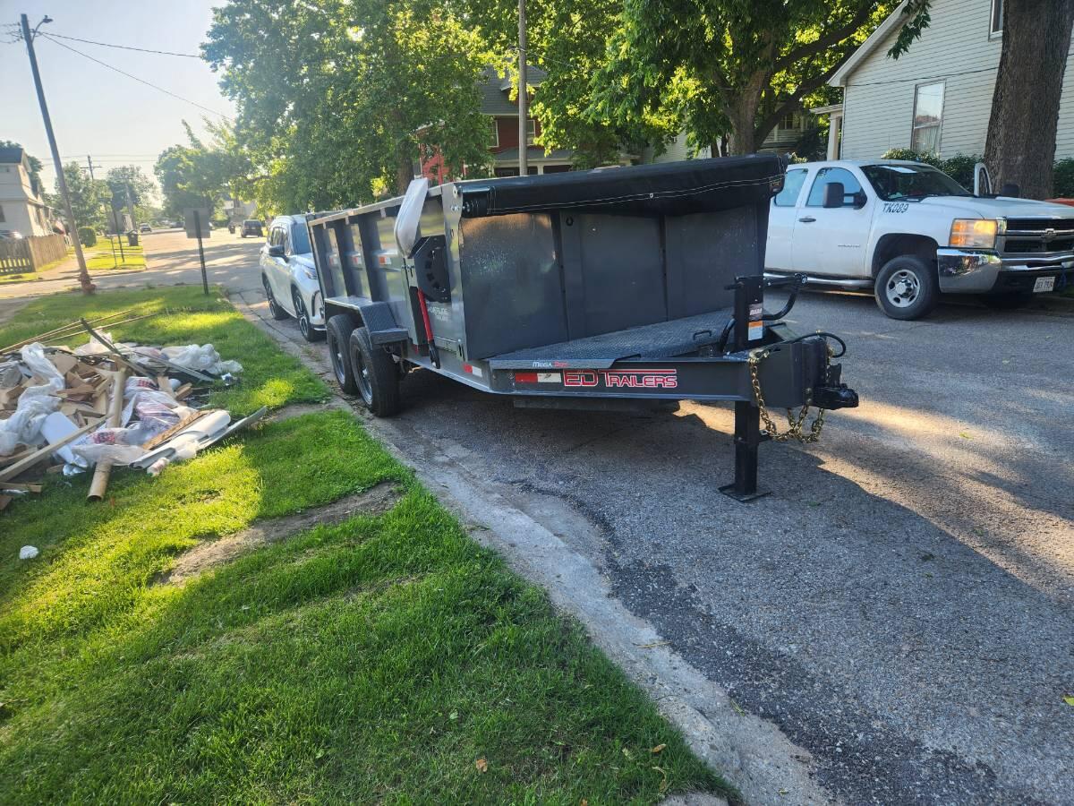 2026 Ed trailer Dump trailer with two removeable ramps