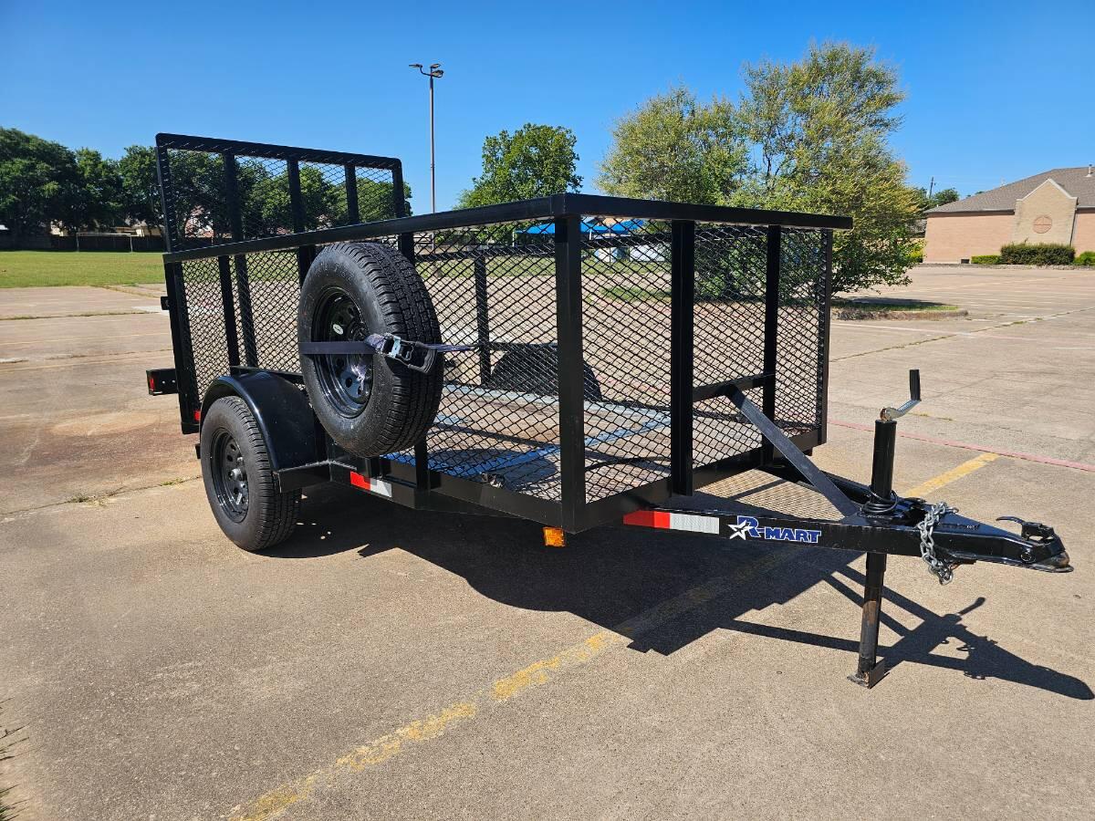 2024 R Mart 5x10 w/ rear gate ramp
