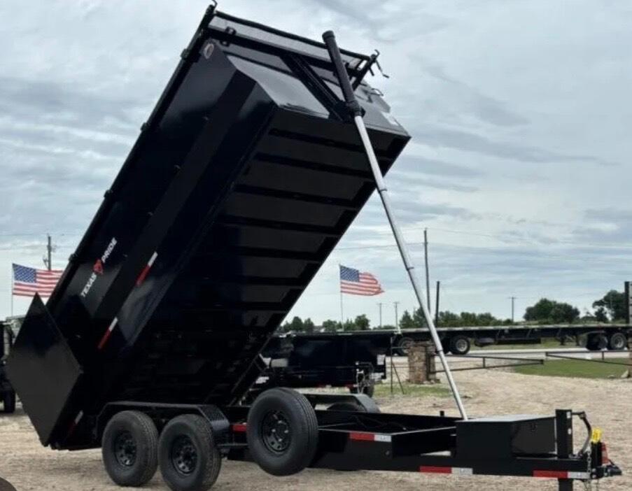 2025 Texas Pride 16K dump trailer