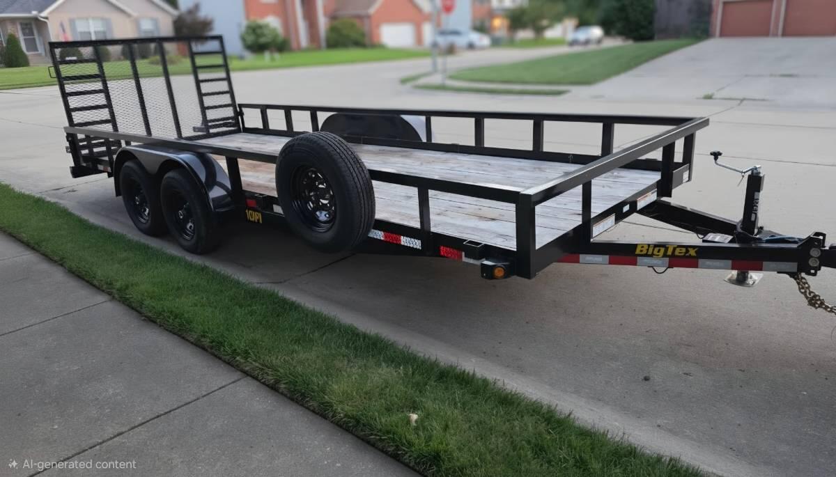 2026 Big Tex 10PI 83" x 20' Utility 4' HD Ramp