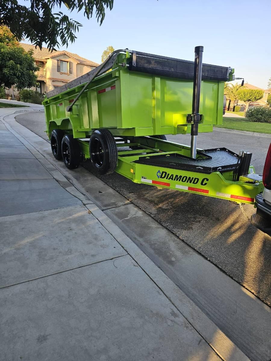 2023 DIAMOND C Dump trailer 7x14 16k 7GA