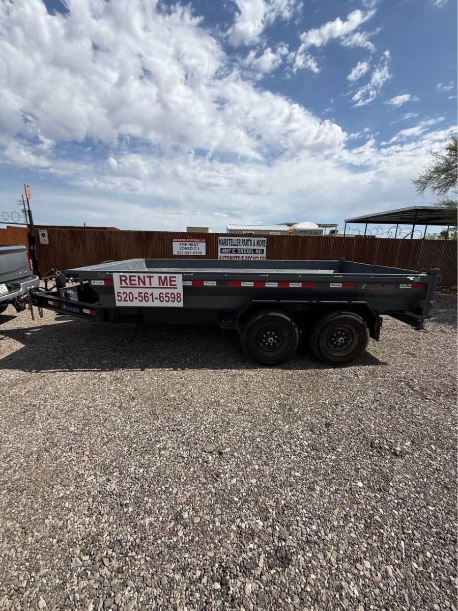 2025 Ascend Dump Trailer 14ft Long x 7ft Wide x 2ft H