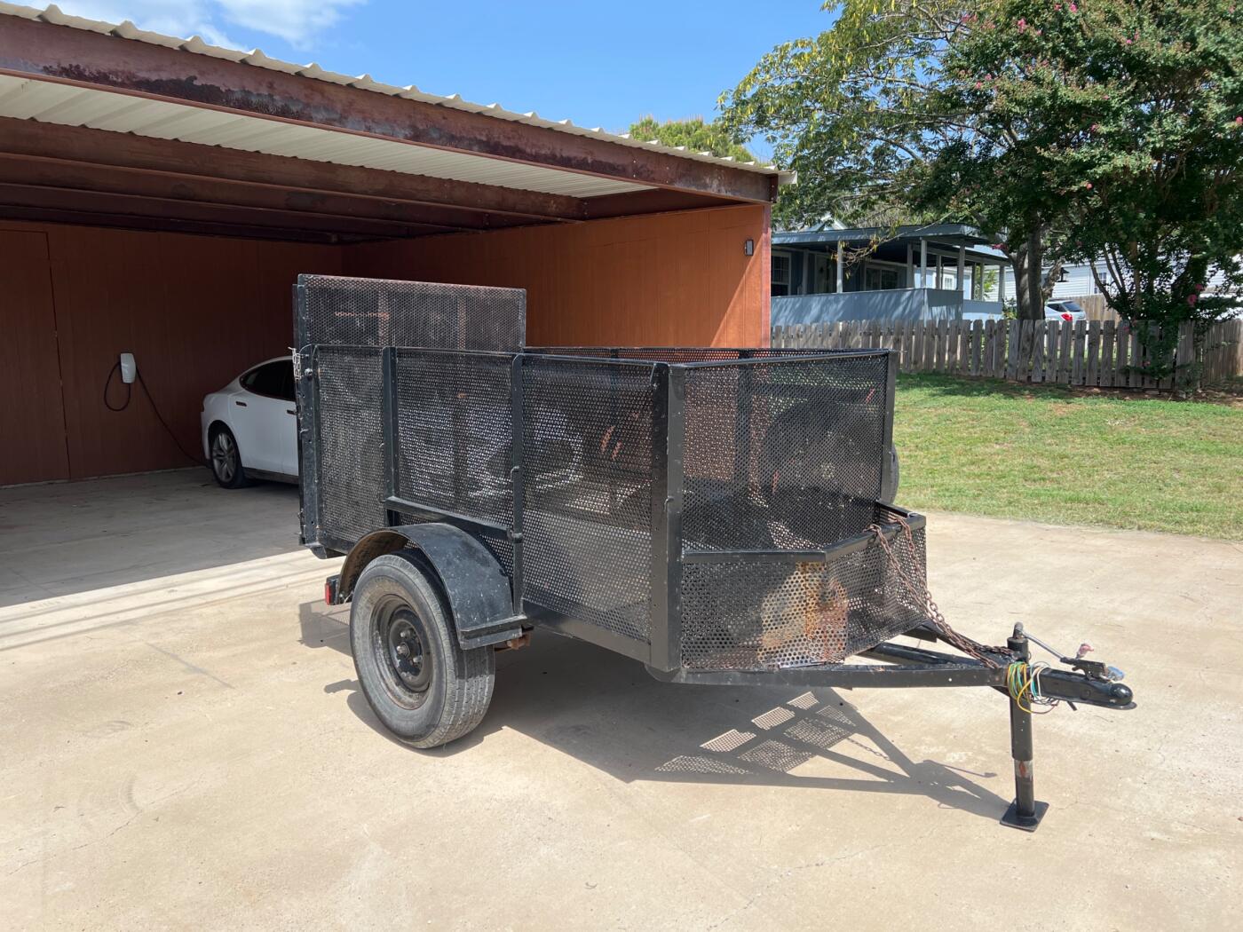 2020 Self Built All metal 4x7 ft trailer ramp