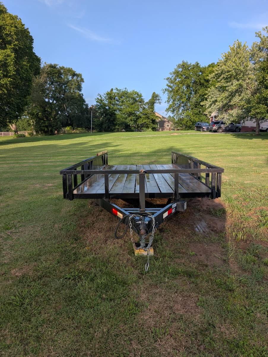 2023 Panz Utility trailer with dovetail