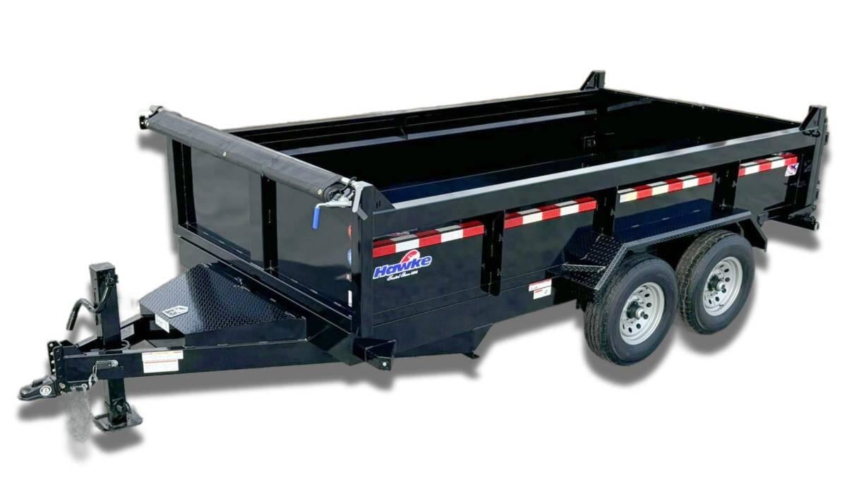 2025 Hawke 14' dump trailer