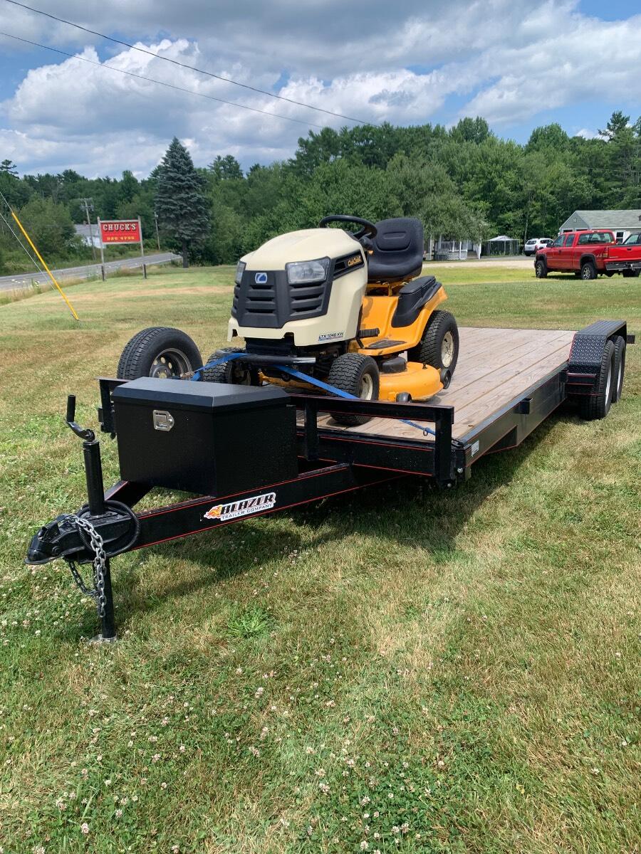 2026 Blazer Car hauler 20 ft with dovetail
