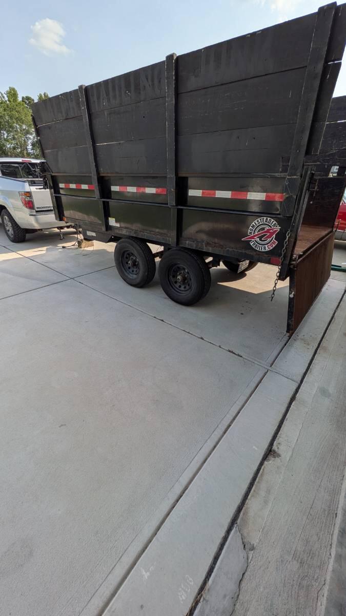 2022 Homesteader 12' Dump Trailer