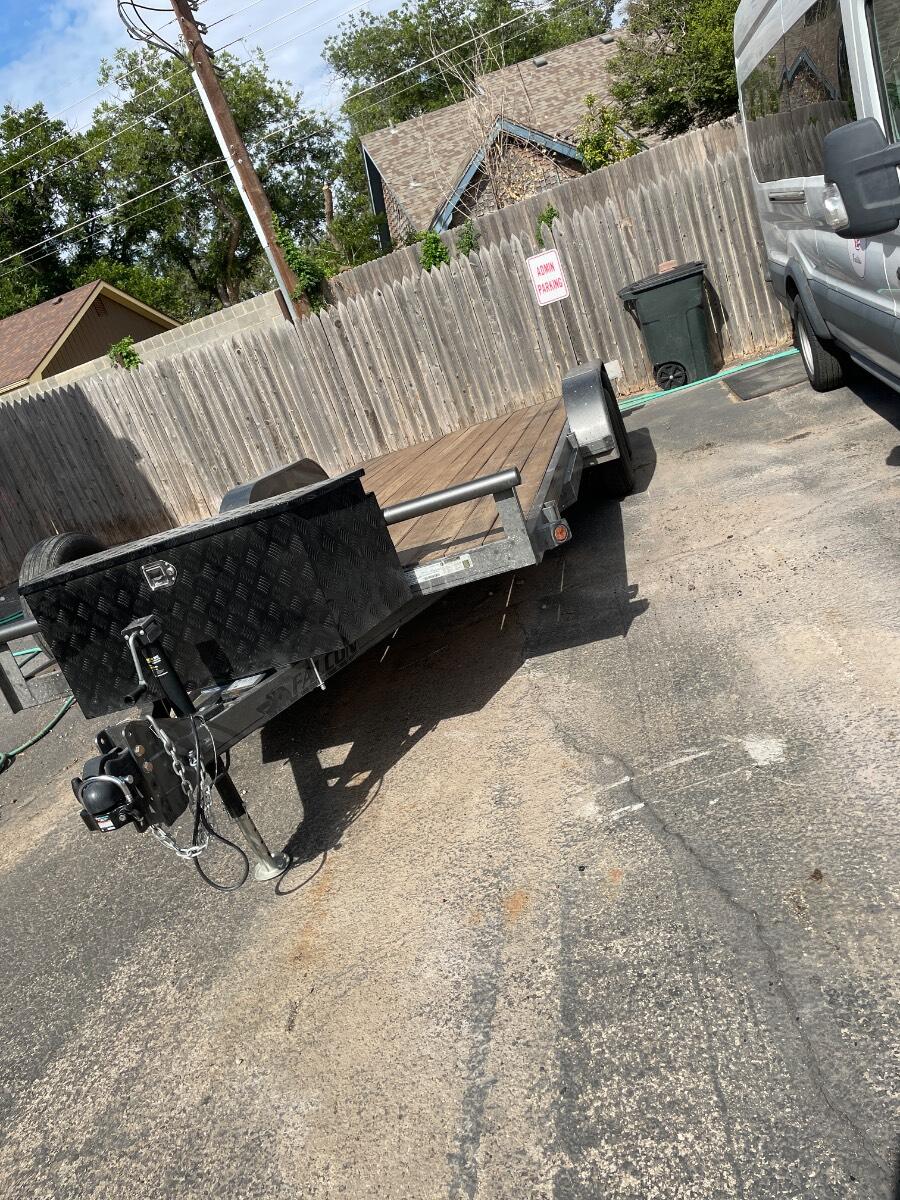 2026 falcon 18x83 car hauler 2ft dovetail