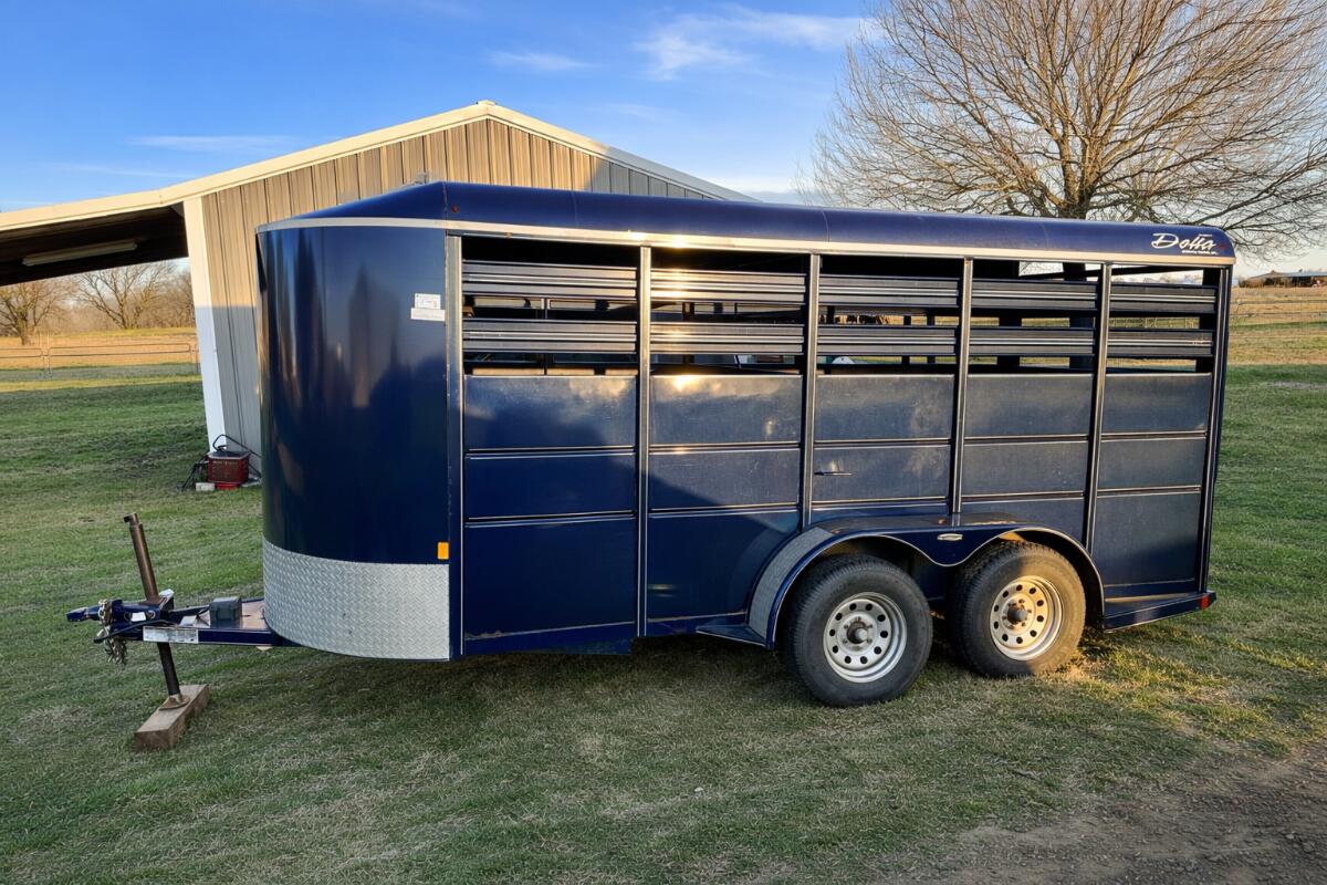 2016 Delta 16ft bumper pull livestock
