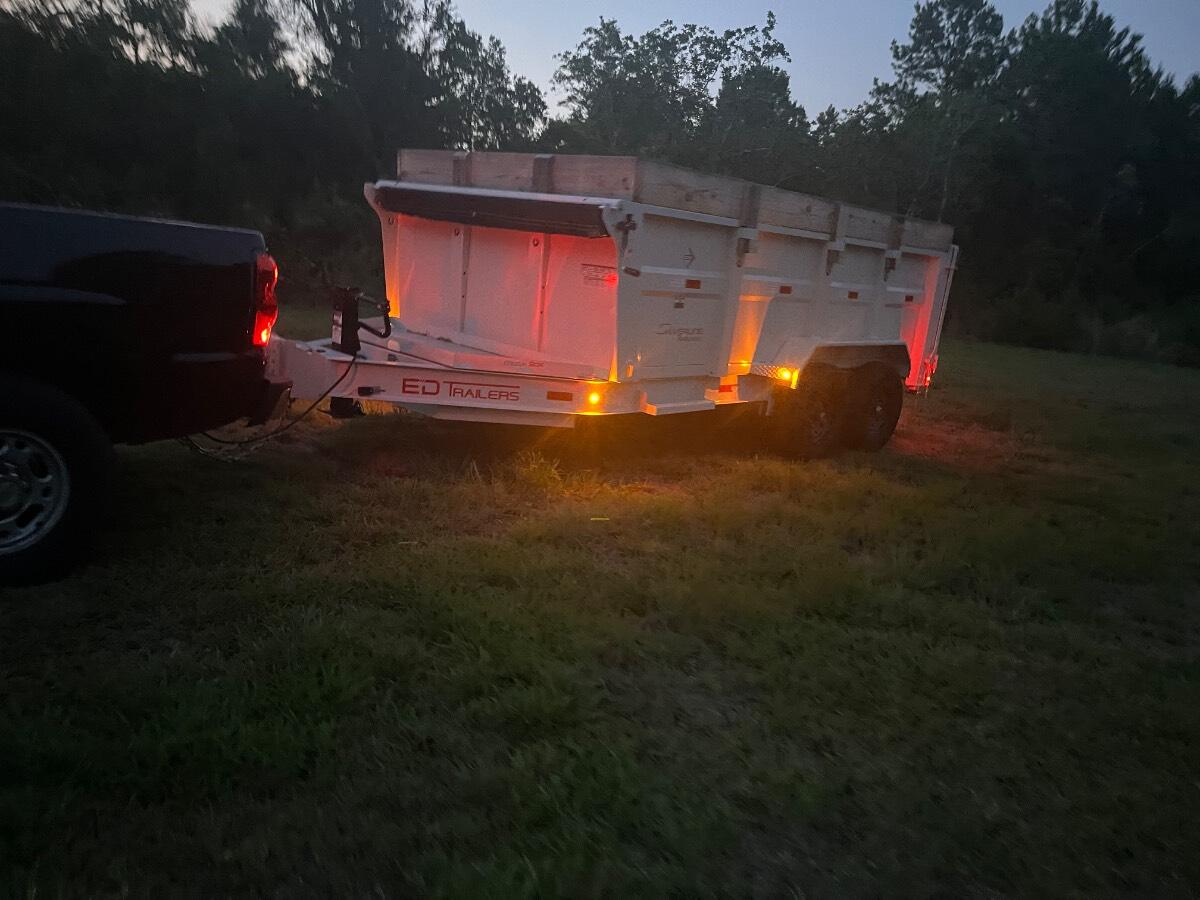 2026 Ed trailer 7x14x4 dump trailer 14k gvw