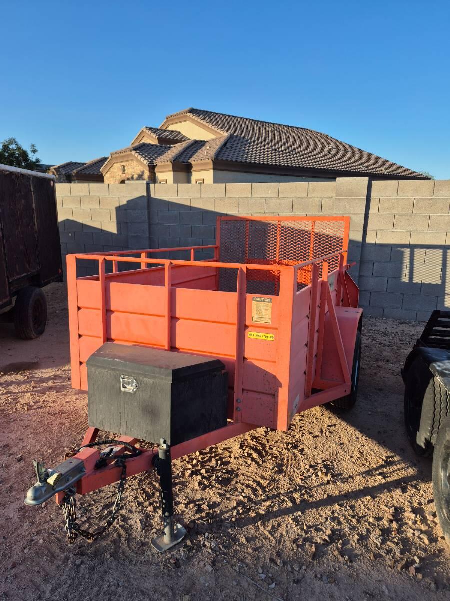 2015 Best Trailers 5x8 Utility Trailer with ramp.