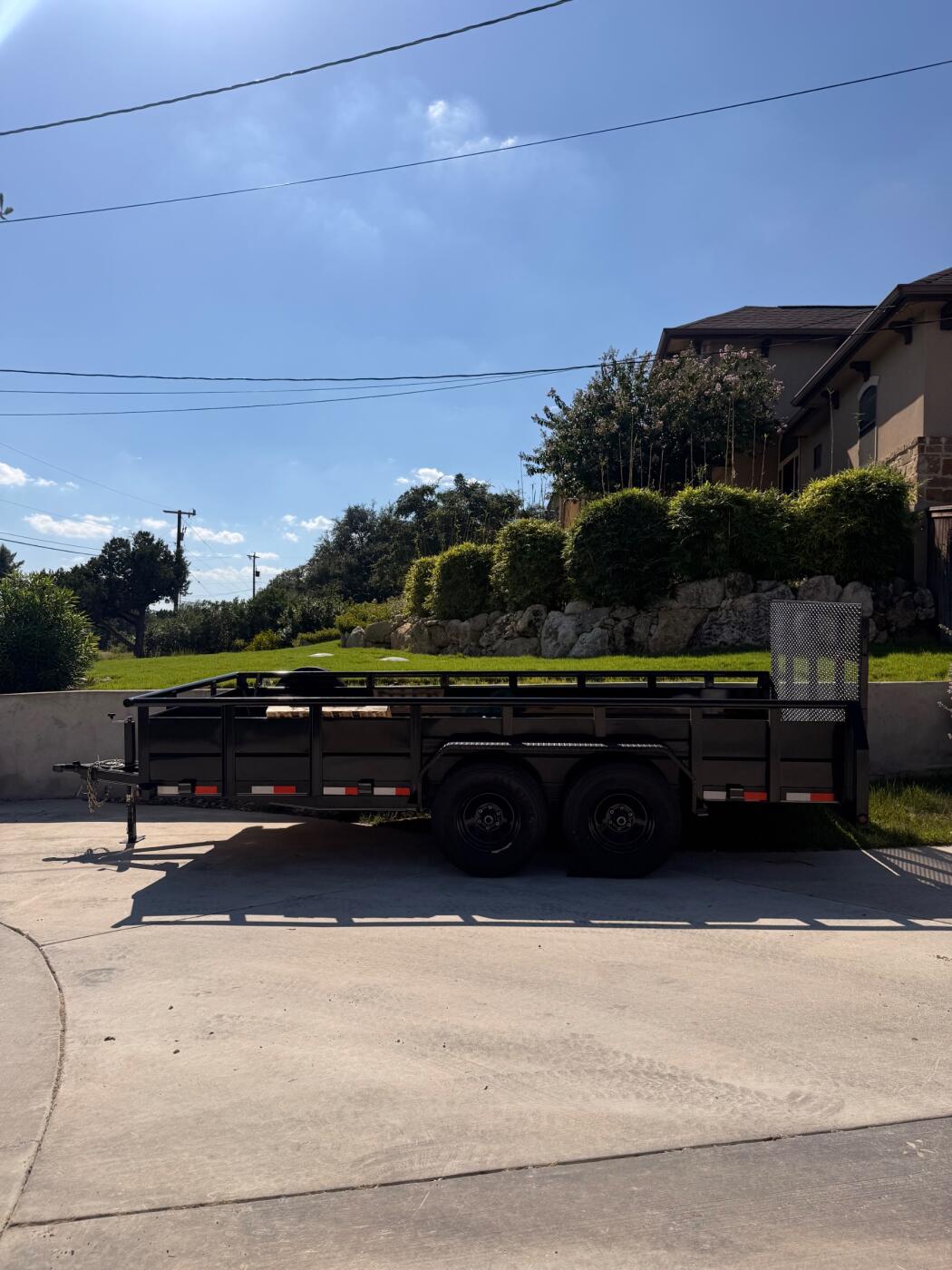 2026 Rocking R 83x16 Heavy utility trailer w ramp