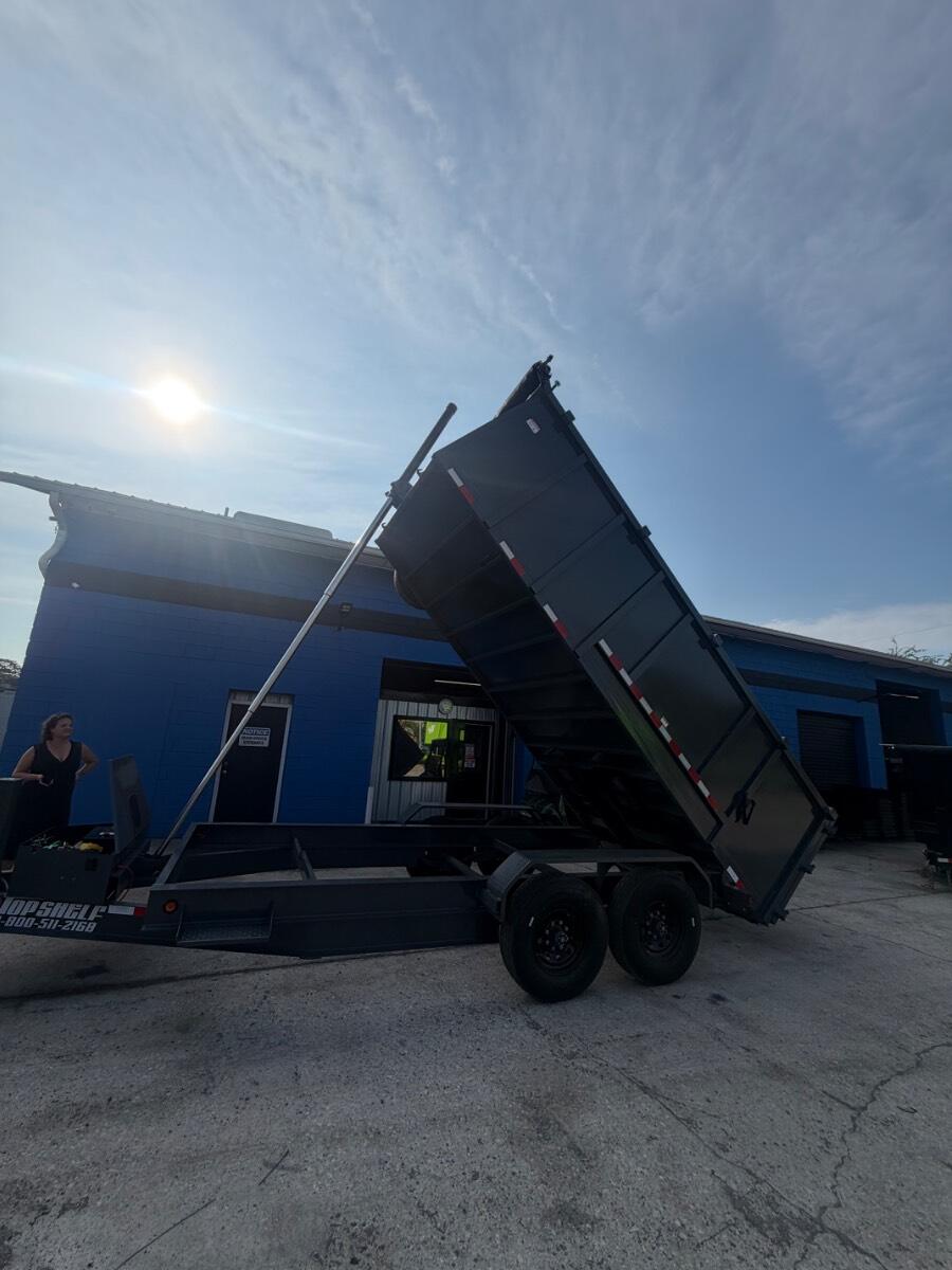 2027 Top shelf 7x16x4 16k dump trailer