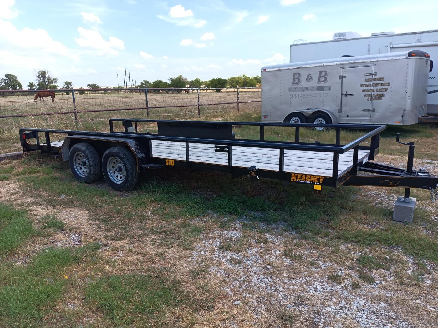 2024 Kearney 20' utility trailer with ramps