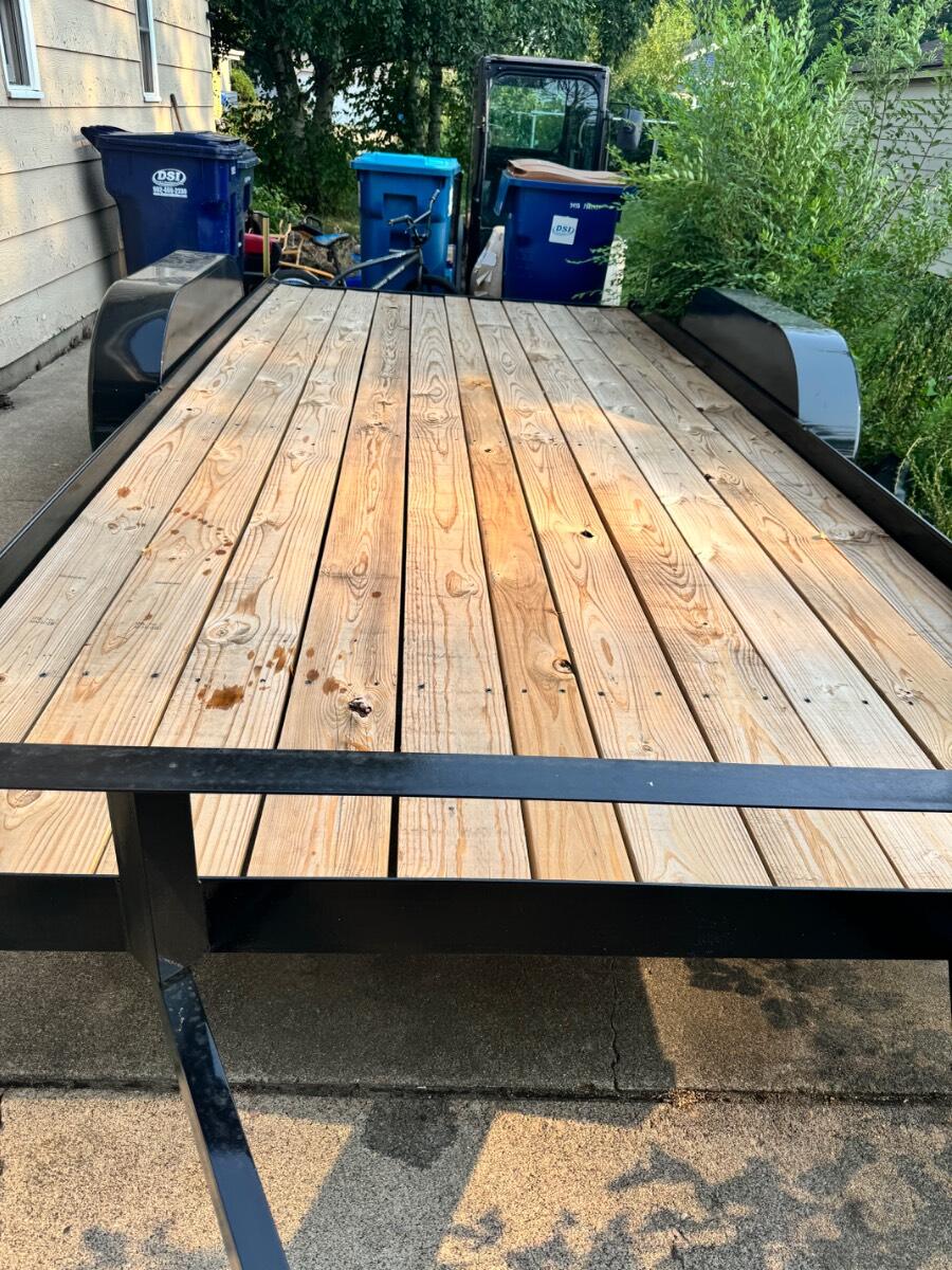 2025 Load all 16’ car trailer with ramps.
