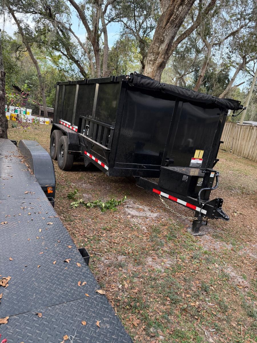 2025 Triple crown 7x14 hd 14k 4’ side dump