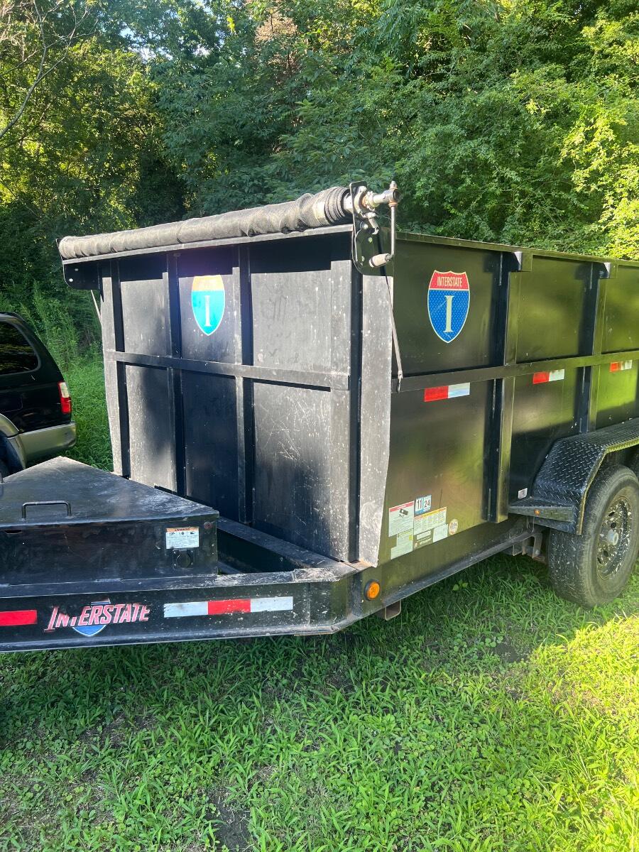 2022 Interstate 6x12 dump trailer 4ft walls