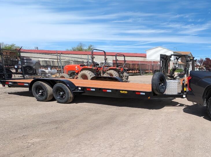 2024 Big Bubba's 20' flatbed.  10,400 GVWR