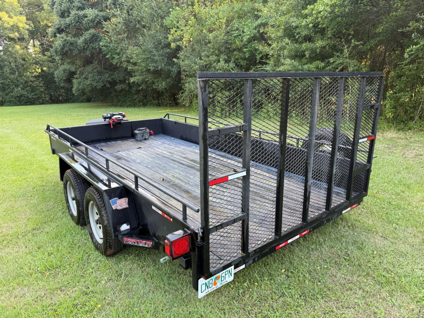 2023 Port City 7x14 TA Utility Trailer
