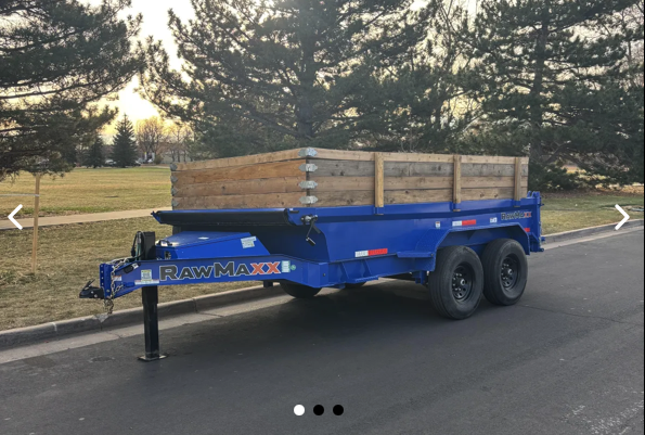 2024 RawMaxx Heavy Duty Dump Trailer