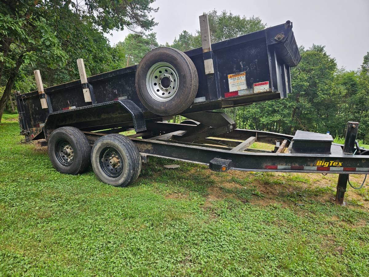 2021 Big Tex 7x14 14k dump trailer derated
