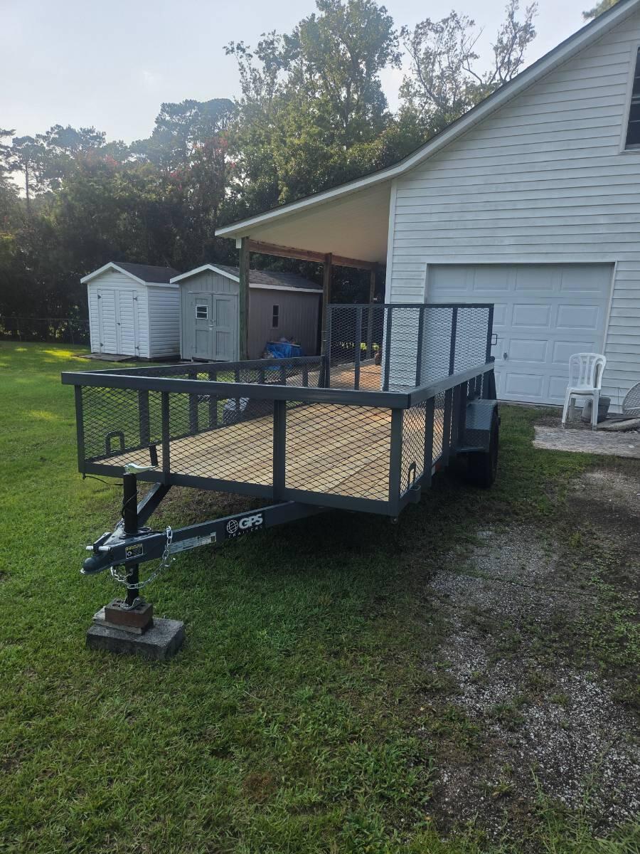 2027 GPS Utility trailer Clear 7X14