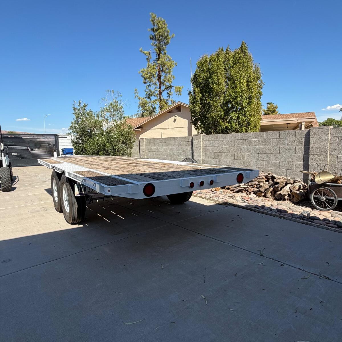 1993 Az trailer co. 16ft heavy duty deckover