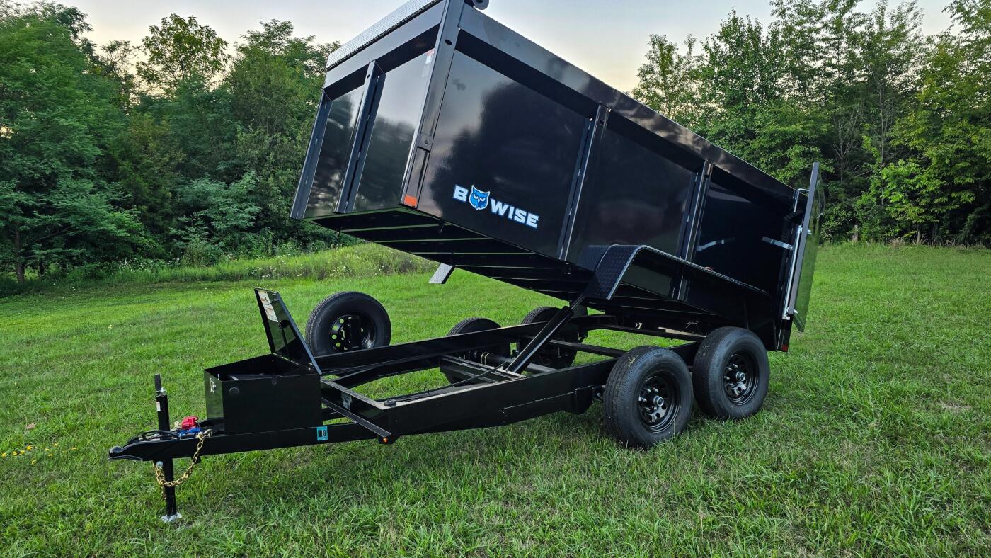 2027 BWise 6x12 Dump Trailer