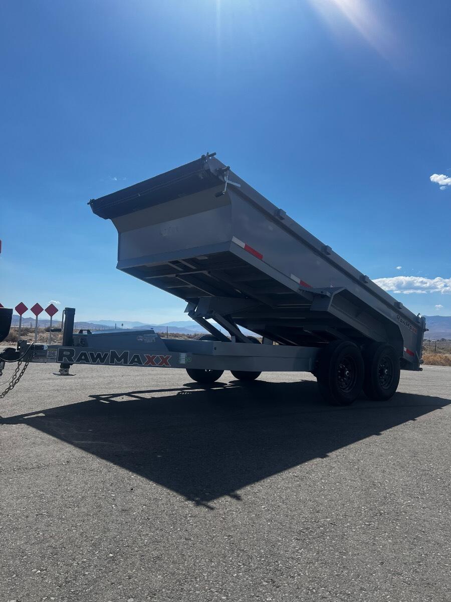 2026 Rawmaxx 7x14 14k dump trailer