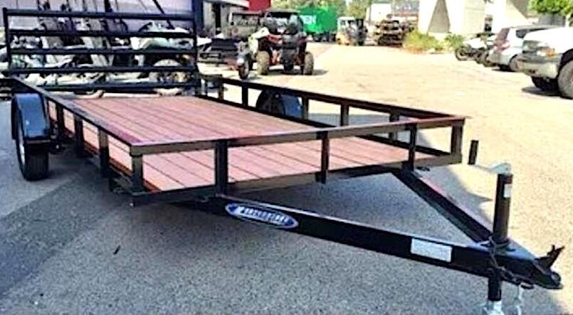 2025 Zeiman 7X14 ZEIMAN 14' X 84" ATV TRAILER