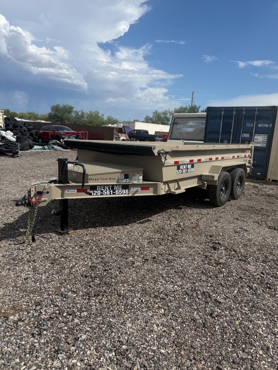 2027 Ascend Dump Trailer 14ft L x 7ft W x 2ft H
