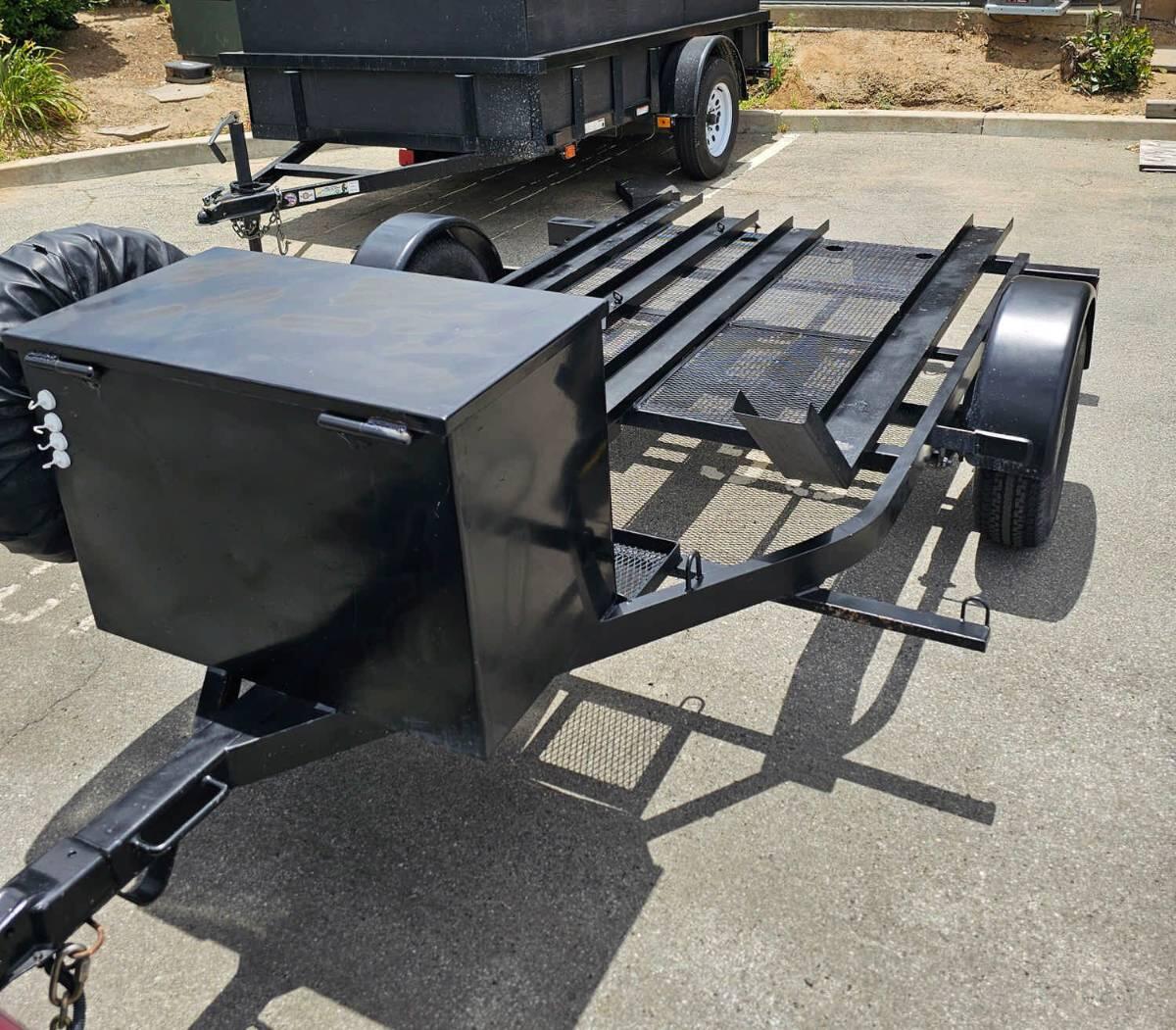 2023 Zeiman 3 Rail Motorcycle with Deck