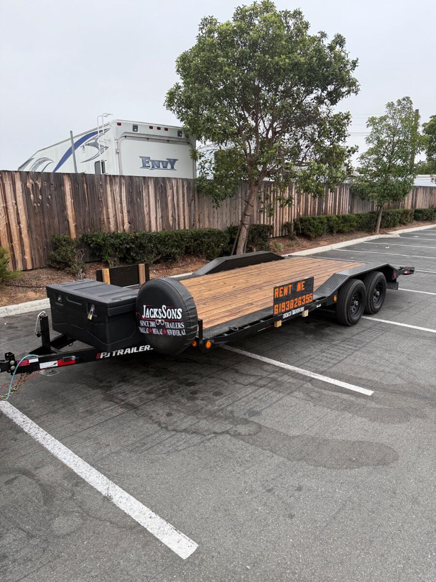 2025 Pj trailers 8.5x20ft with 2ft dovetail